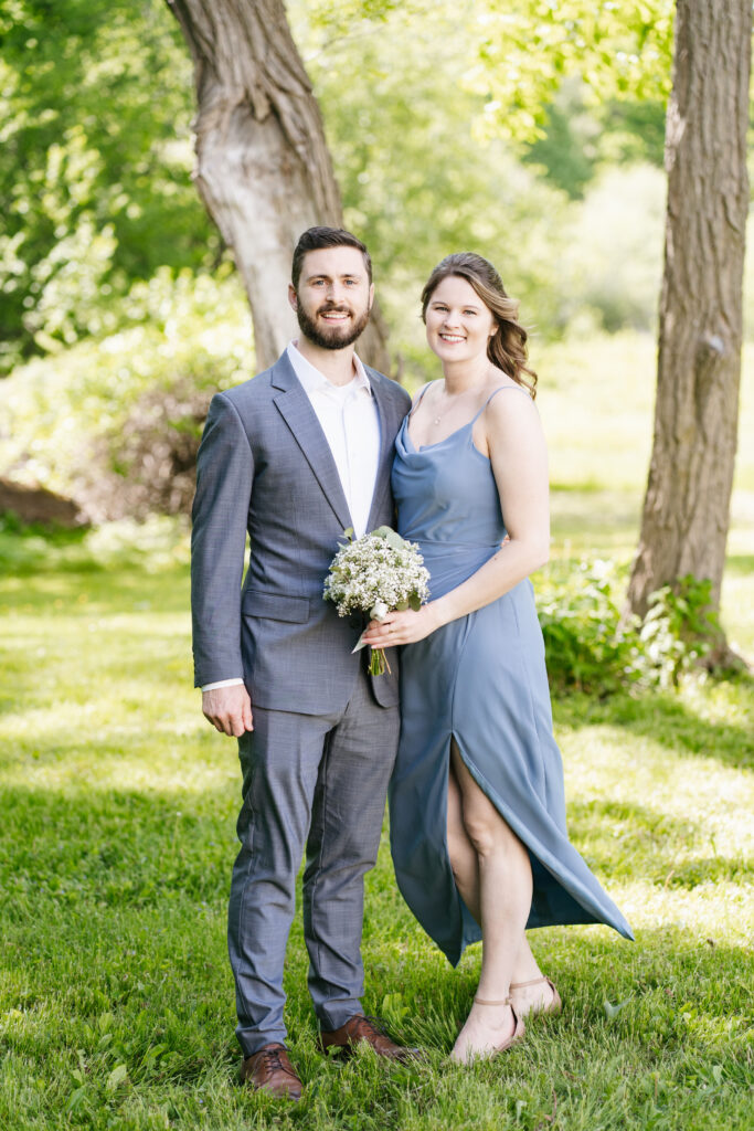 Wedding at Bird Dog Farm Cider in New Hampshire.