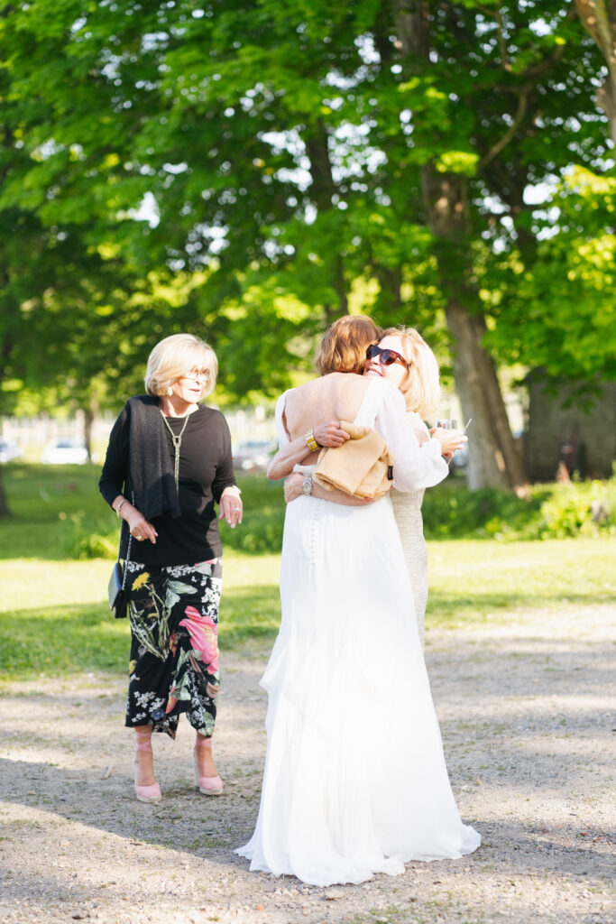 Wedding at Bird Dog Farm Cider in New Hampshire.