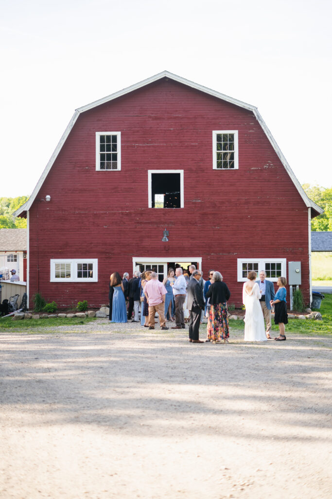 Wedding at Bird Dog Farm Cider in New Hampshire.