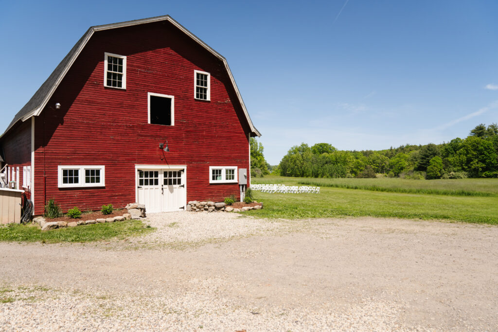 Wedding at Bird Dog Farm Cider in New Hampshire.