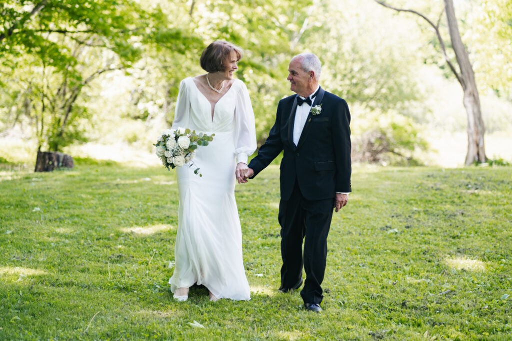 Wedding at Bird Dog Farm Cider in New Hampshire.