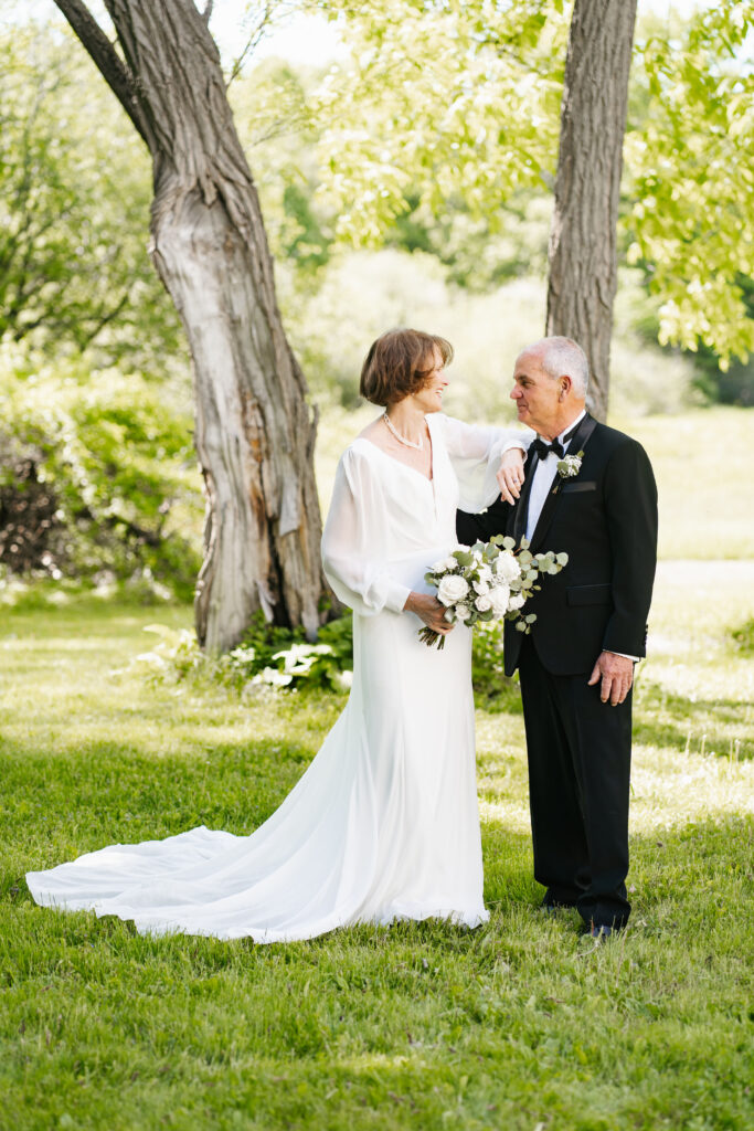 Wedding at Bird Dog Farm Cider in New Hampshire.