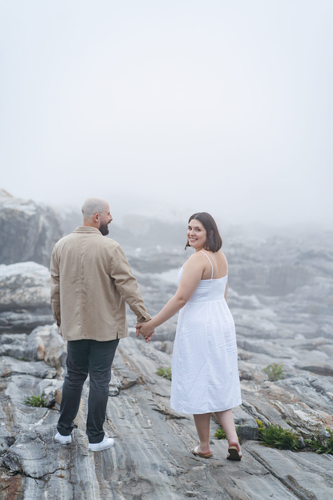 Engagement photos in Maine 