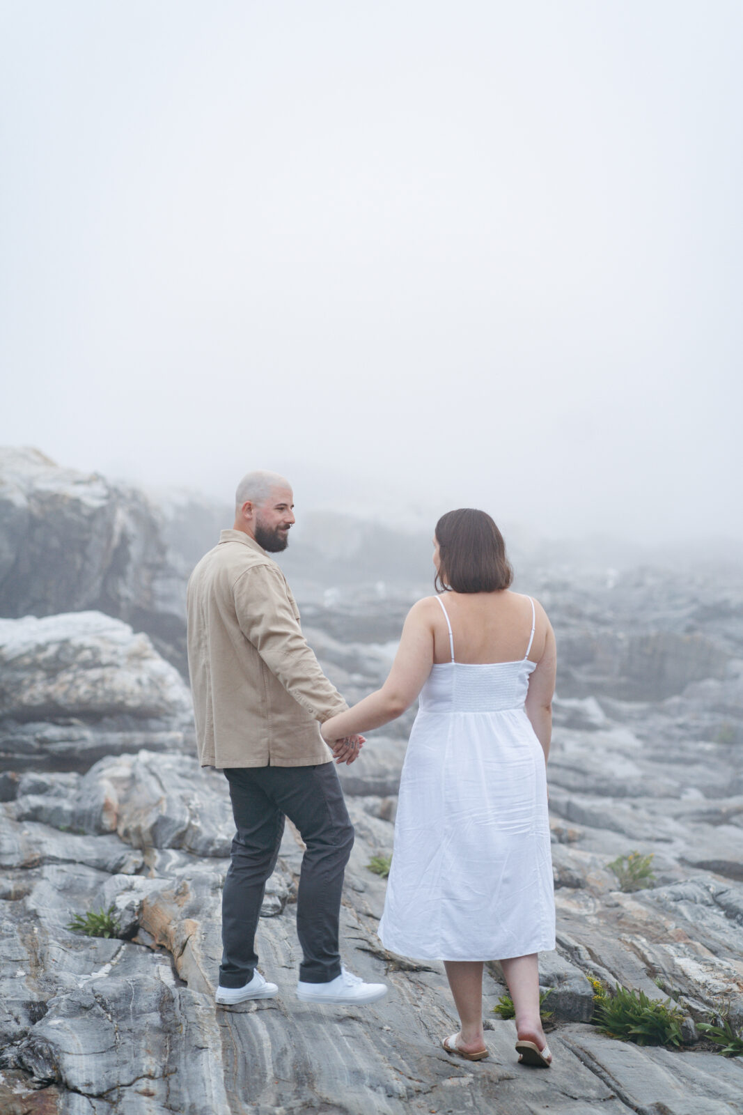 Engagement photos in Maine 