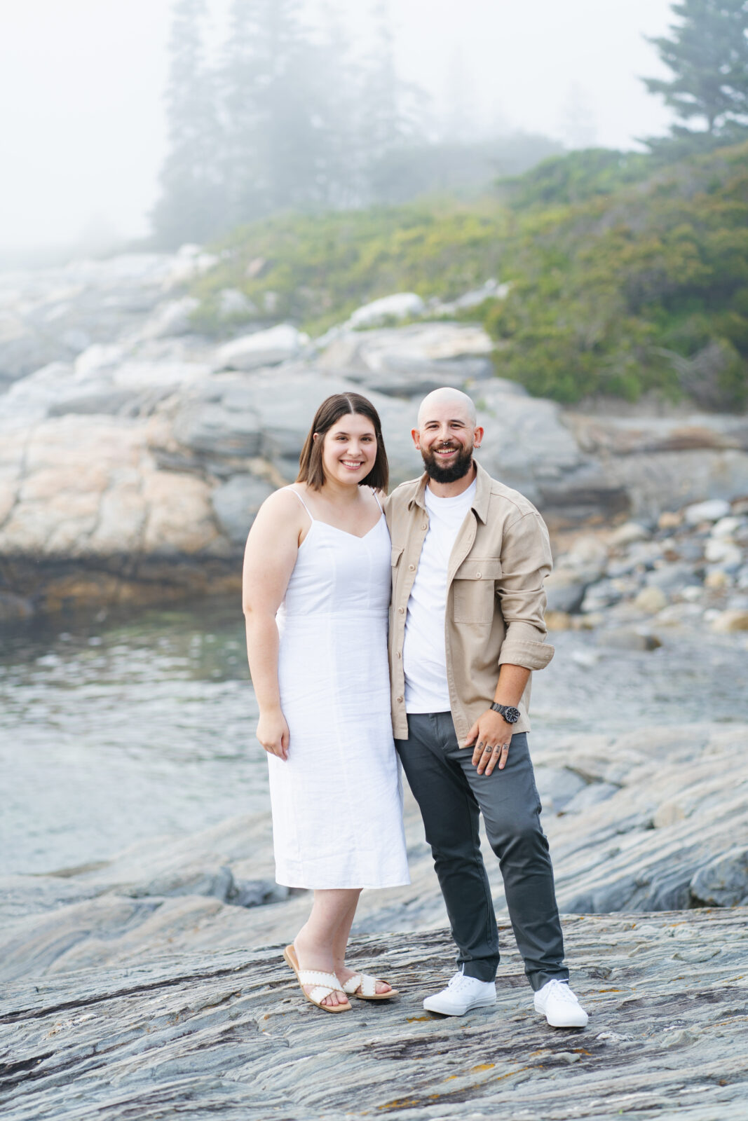 Engagement photos in Maine 