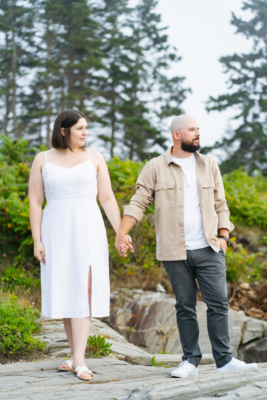 Engagement photos in Maine 