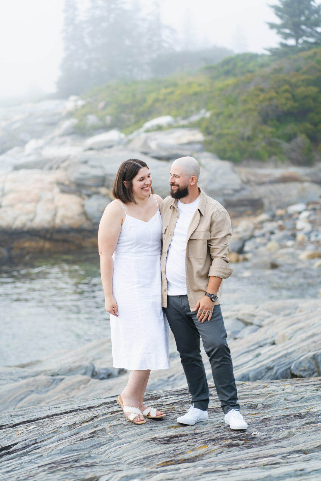 Engagement photos in Maine 