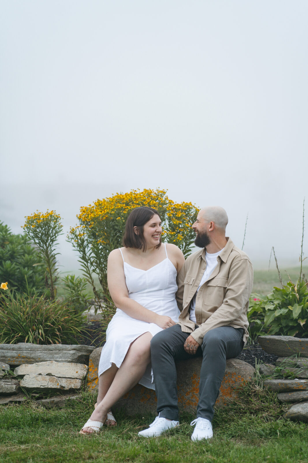 Engagement photos in Maine 