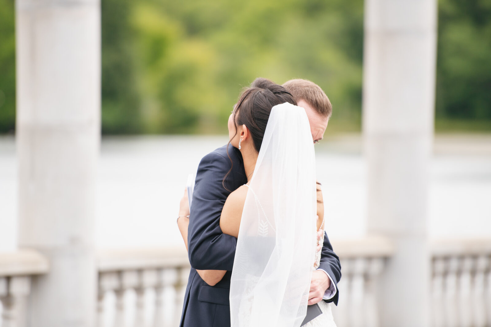 Grand View in Mendon Wedding, first look 