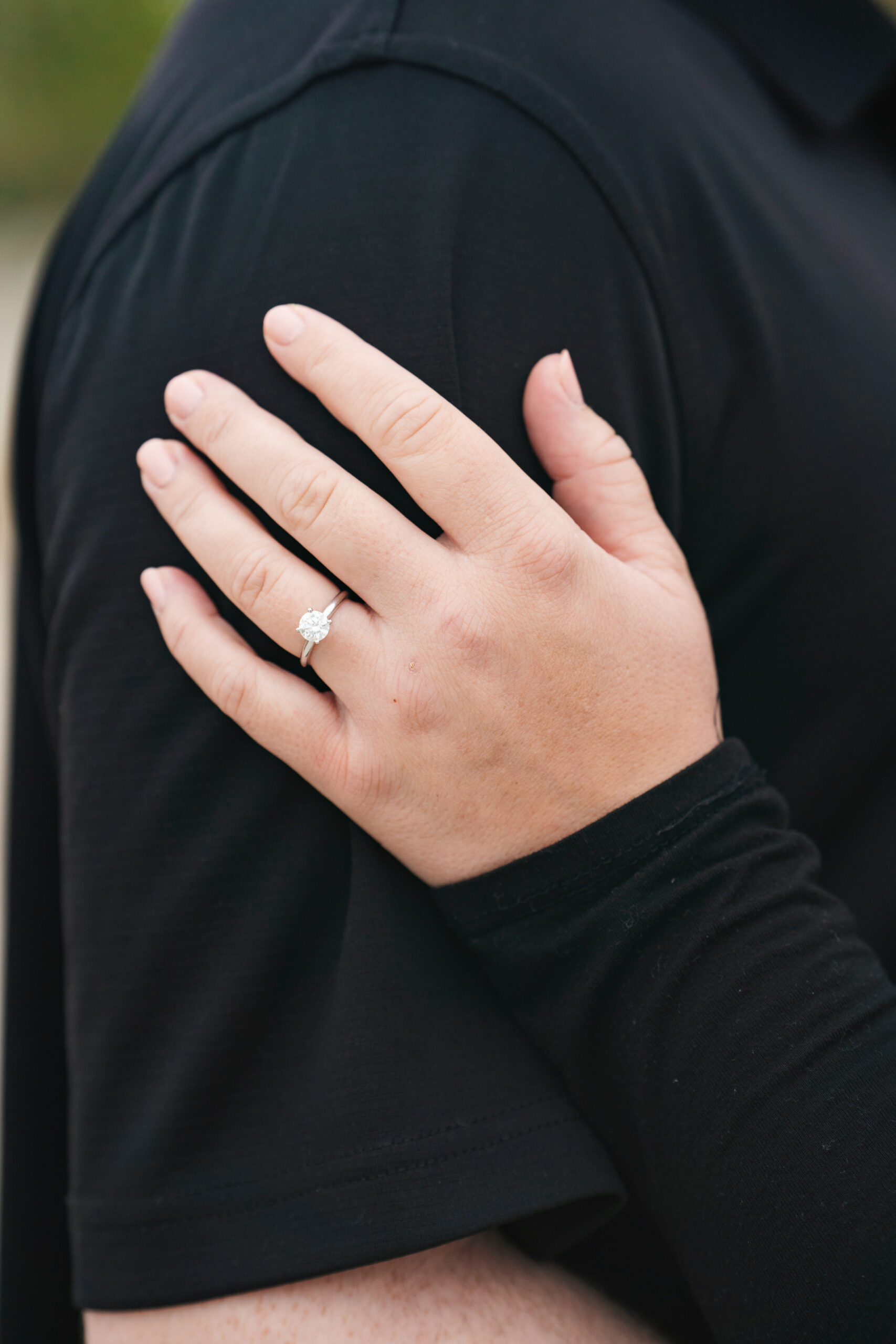 Romantic foggy beach engagement session in Gloucester, MA