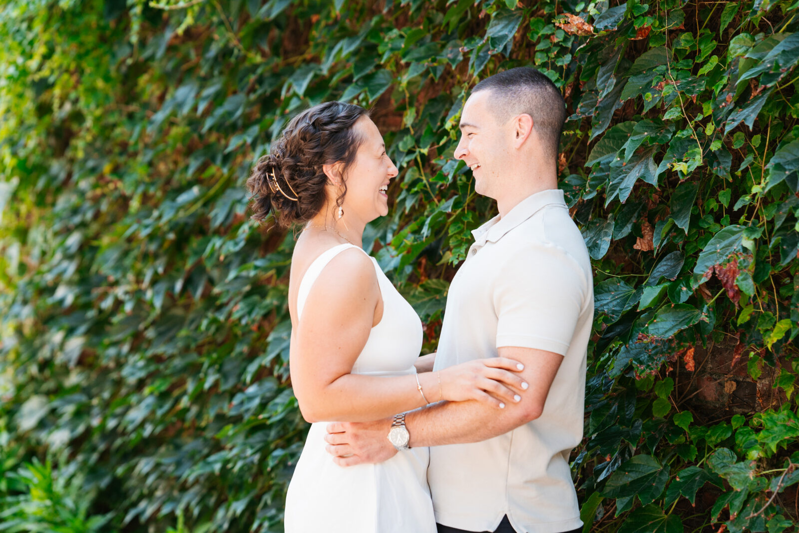 Boston engagement photos at Acorn Street Beacon Hill