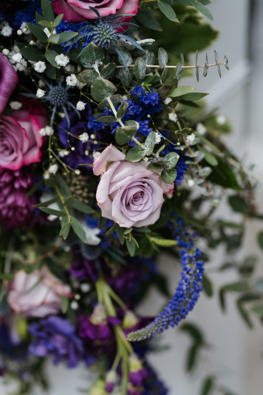 Floral ceremony installation at Saphire Estate wedding venue
