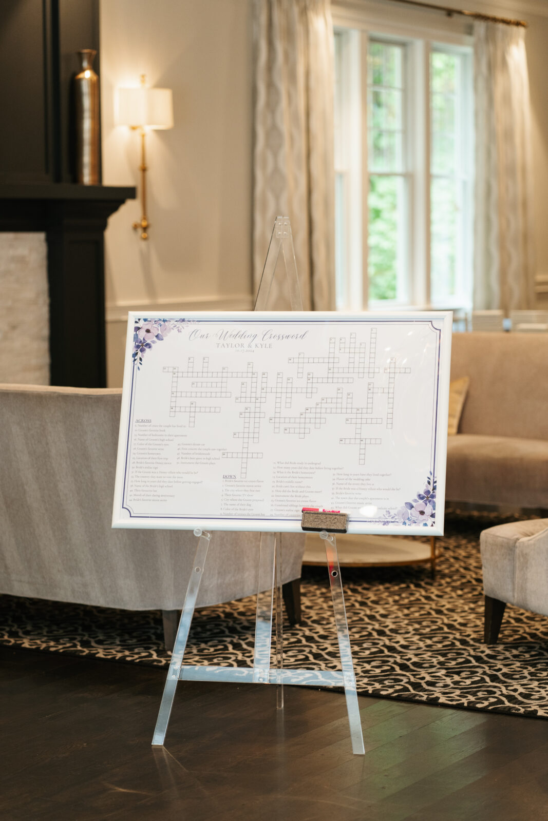 Wedding cake detail at Saphire Estate Sharon MA
