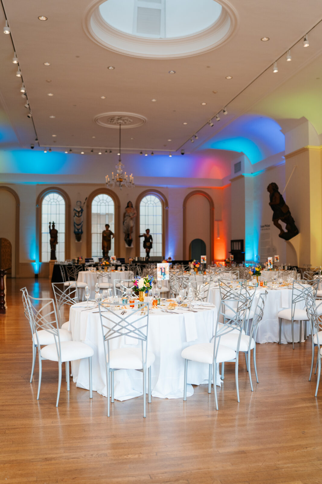 Modern industrial wedding venue in Massachusetts with large windows